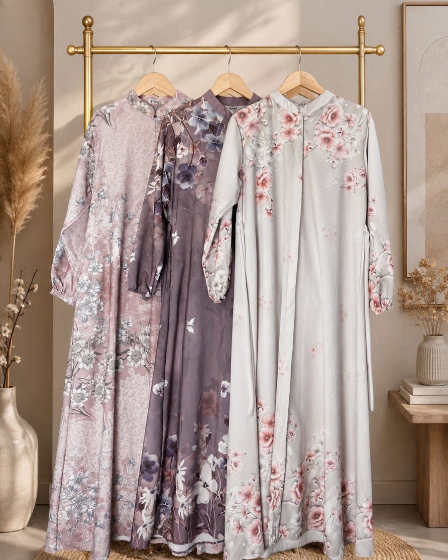 Gamis Floral Bloom